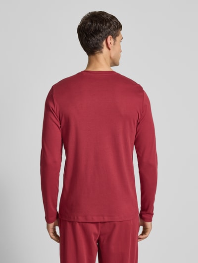 Christian Berg Men Longsleeve met ronde hals Donkerrood - 5