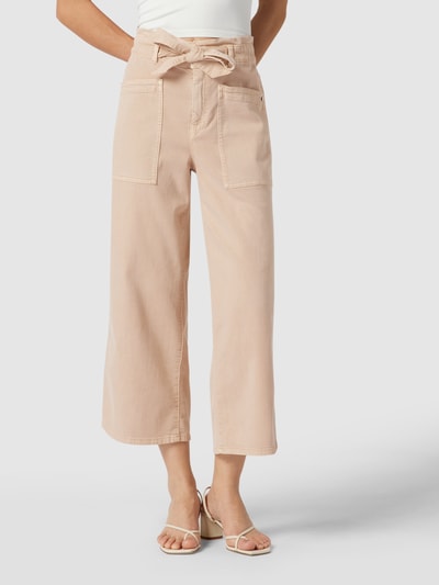 Marc Cain Jeans met elastische band en tunnelkoord Beige - 4