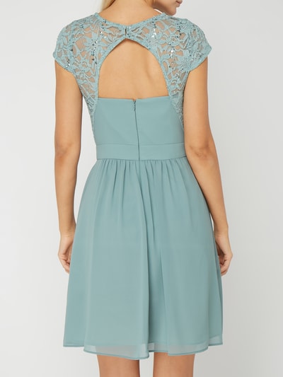 Marie Blanc Cocktailkleid mit Cut Out Mint 5