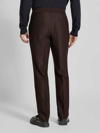 HUGO Slim Fit Anzughose mit Schurwoll-Anteil Bordeaux 5