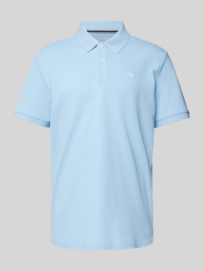 Tom Tailor Regular fit poloshirt met logostitching Lichtblauw - 2