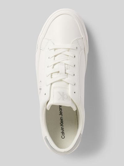Calvin Klein Jeans Sneaker mit Label-Print Weiss 3