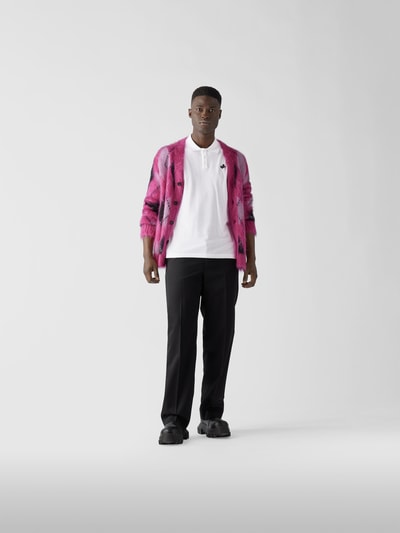 Dsquared2 Poloshirt in Mesh-Optik Weiß 1