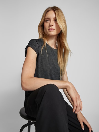 Vero Moda Top mit Rundhalsausschnitt Modell 'LAVA' Black 3