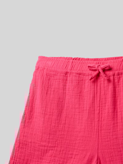Only Regular fit korte broek van puur katoen, model 'THYRA‘ Felroze - 2