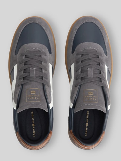 Tommy Hilfiger Sneaker aus echtem Leder mit Label-Schriftzug Marine 4