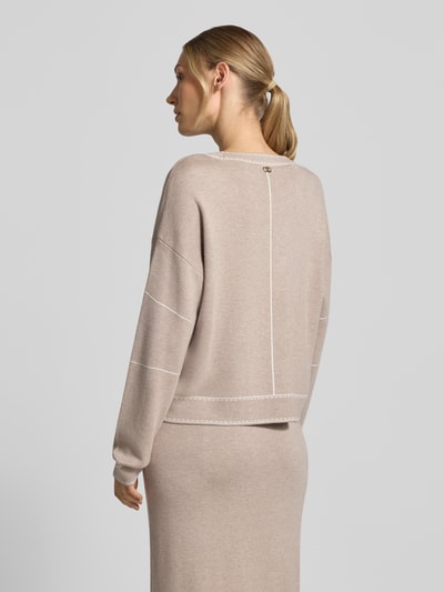 Liu Jo Sport Pullover met sierknopen Beige - 5