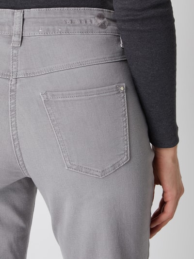 MAC Straight Leg Jeans mit Stretch-Anteil  Modell 'Dream'  Hellgrau 3