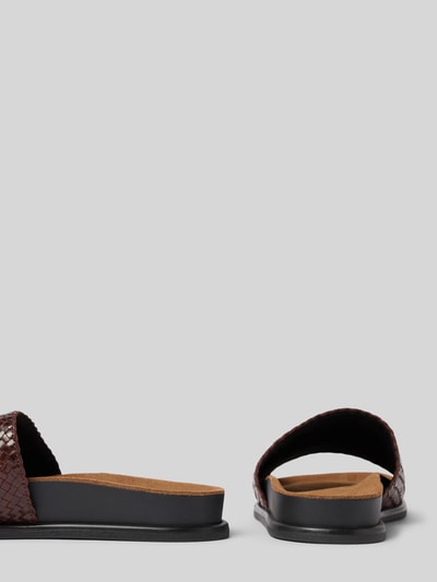 Vagabond Slides in Flecht-Optik Modell 'Effie' Mittelbraun 2