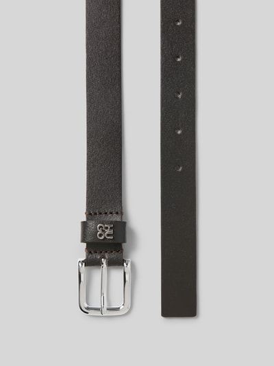 HUGO Riem van echt rundleer Zwart - 3