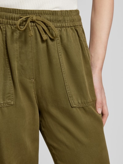 Only Stoffhose mit elastischem Bund Modell 'KENYA' Khaki 3