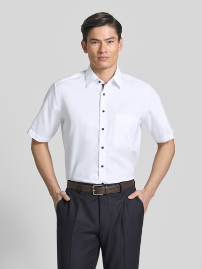 ETERNA Comfort Fit Business-Hemd aus Baumwolle mit Kentkragen Weiss 4