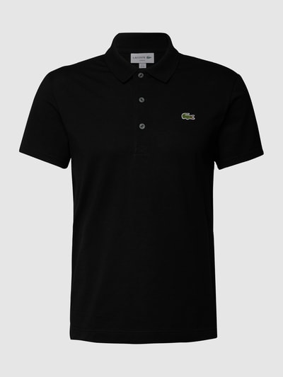 Lacoste Koszulka polo o kroju slim fit z wyhaftowanym logo Czarny 2