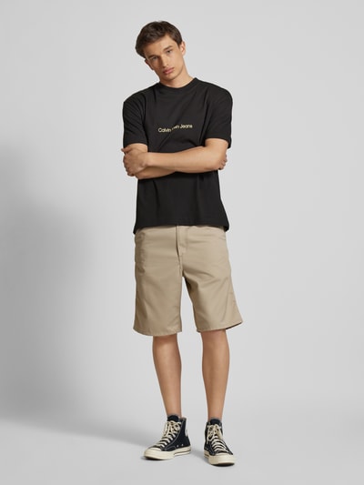 Calvin Klein Jeans T-shirt met ronde hals Zwart - 1