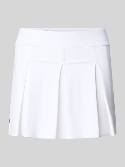 Lacoste Sport Ausgestellter Sport-Rock mit integrierter Radlerhose Weiss 1