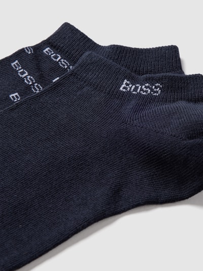 BOSS Sneakersokken met stretch in een set van 2 paar Donkerblauw - 2