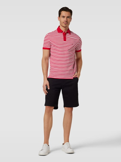 Tommy Hilfiger Poloshirt met labelstitching Rood - 1