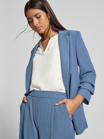 Jake*s Collection Longblazer mit 3/4-Arm Rauchblau 3