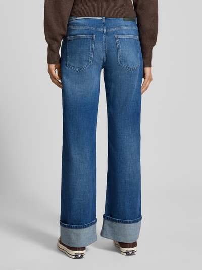 Goldgarn Jeansy z szeroką nogawką i brzegiem model ‘P8’ Niebieski 5