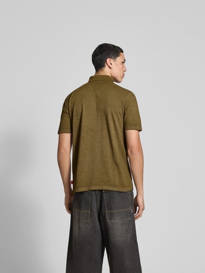 Diesel Poloshirt mit kurzer Knopfleiste Khaki 5