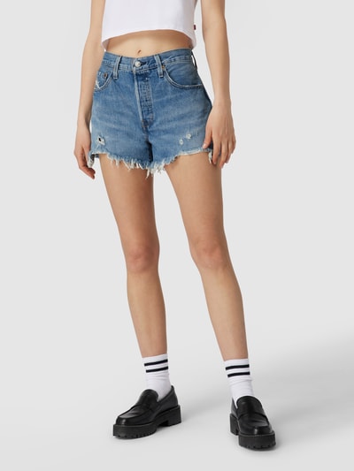 Levi's® Jeansshorts im Used-Look Jeansblau 4