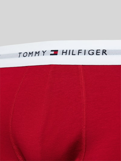 Productfoto, Trunks uit katoenmix in set van 7 van Tommy Hilfiger, effen kleuren, label in band, elastische boord, katoenmix