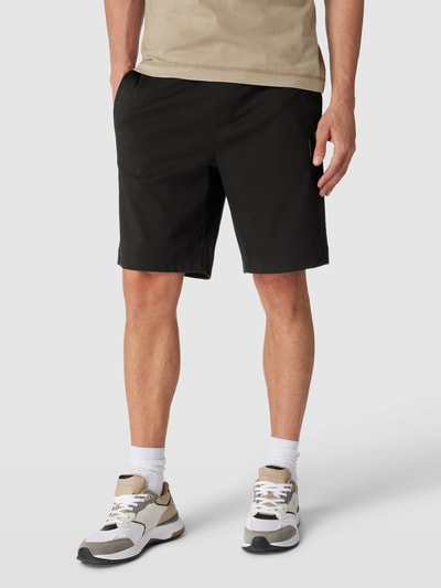 BOSS Sweatshorts mit Label-Patch Modell 'Lamson' Black 4