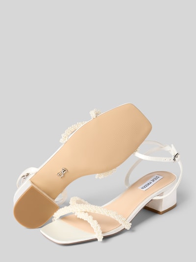 Steve Madden Sandaletten mit Dornschließe Modell 'ABBY' Offwhite 4