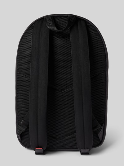 HUGO Rucksack mit Label-Print Modell 'Hans' Black 5