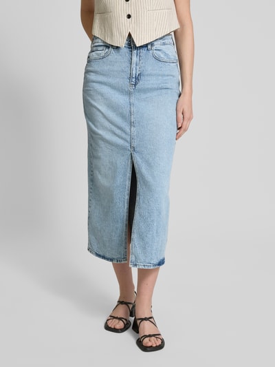 Vila Jeansrock mit Gehschlitz Modell 'JAF' Jeansblau 4