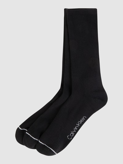 CK Calvin Klein Sportsocken mit Stretch-Anteil im 3er-Pack Black 1