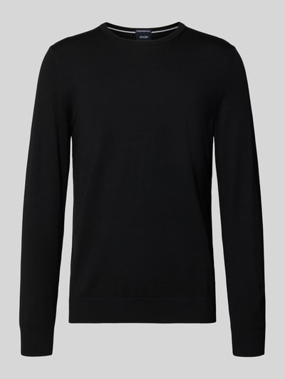 JOOP! Collection Sweter z dzianiny z prążkowanymi wykończeniami model ‘Denny’  2