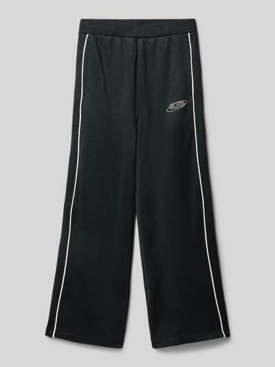 s.Oliver RED LABEL Regular fit sweatbroek met katoen Zwart - 1