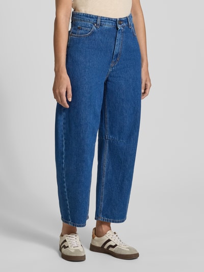 Weekend Max Mara Baggy Jeans aus reiner Baumwolle Modell 'DOUGLAS' Blau 4