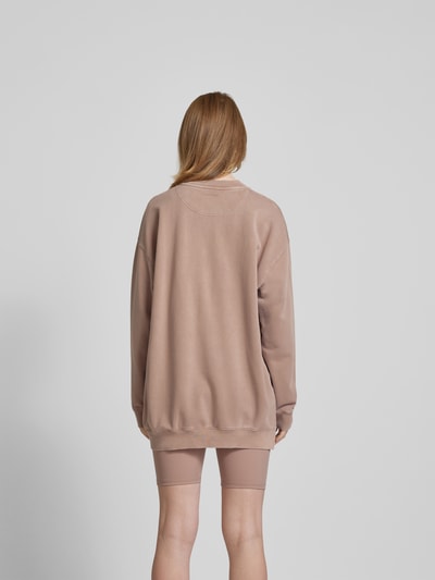 Anine Bing Oversized Sweatshirt mit Label-Detail Lila 5