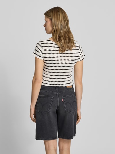 ONLY Slim Fit Crop Top mit mit Baumwoll-Anteil Modell 'EVA LIFE' Ecru 5