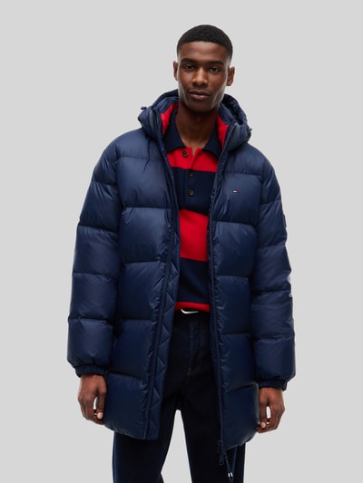 Tommy Jeans Daunenmantel mit seitlichen Eingrifftaschen Dunkelblau 4
