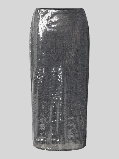 Mango Midirock mit Pailletten Modell 'XSPARKLE' Anthrazit 2