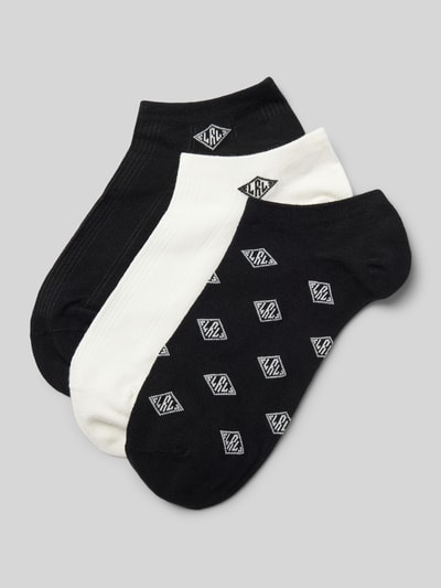 Lauren Ralph Lauren Sneakersocken mit Label-Detail im 3er-Pack Black 1