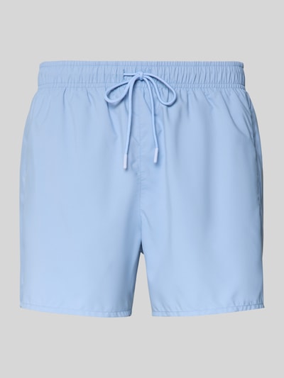 Productfoto, Badeshorts met Logo-Stitching van Lacoste in effen kleuren, elastische boord, tunnelkoord, sneldrogend, zij-steekzakken