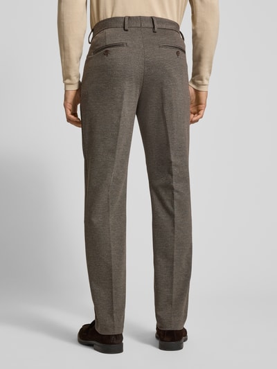 SELECTED HOMME Spodnie do garnituru o kroju slim fit z dodatkiem wiskozy model ‘AITOR’ Jasnobrązowy 5