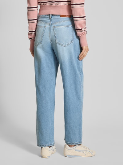 Calvin Klein Jeans Jeansy o kroju barrel z detalem z logo model ‘PANAMA’ Jeansowy niebieski melanż 5