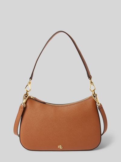 Lauren Ralph Lauren Handtasche mit Label-Applikation Modell 'DANNI' Cognac 2