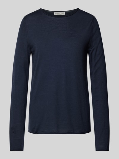 Marc O'Polo Pullover mit Rundhalsausschnitt Marine 2