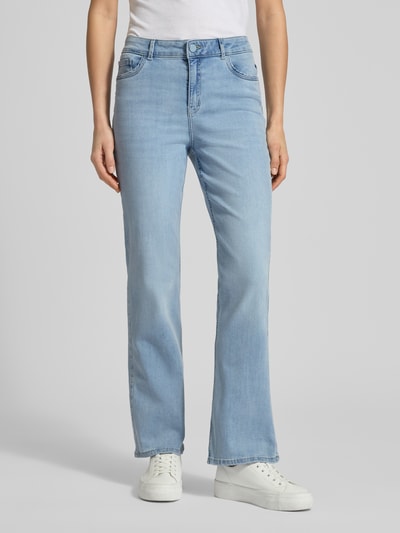 Christian Berg Woman Flared Jeans mit Knopfverschluss Ocean 4