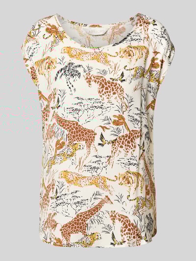 Apricot T-Shirt mit Rundhalsausschnitt Offwhite 2