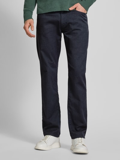 MAC Regular Fit Jeans im 5-Pocket-Design Modell 'Arne' Marine 4