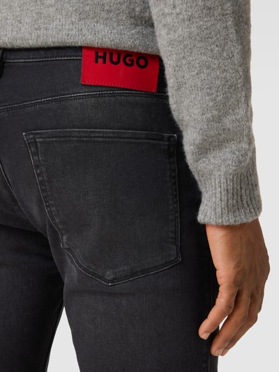 HUGO Jeans mit 5-Pocket-Design Dunkelgrau 3