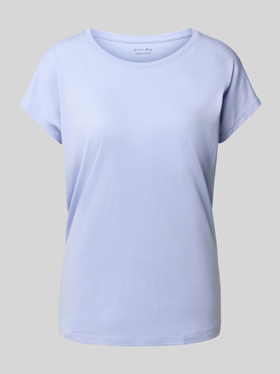 Christian Berg Woman Pyjamabovendeel met ronde hals en kapmouwen Lavendel - 1