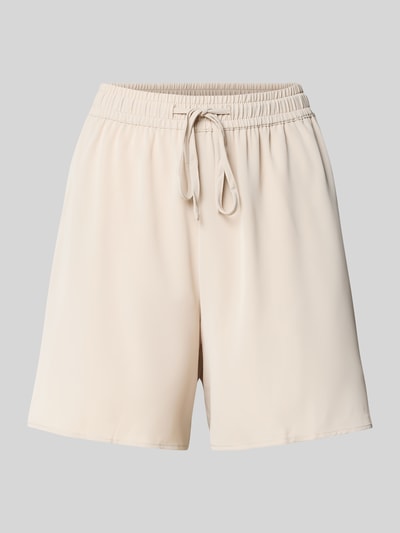 PIECES Regular Fit Sportshorts mit Tunnelzug Modell 'FUA' Sand 2